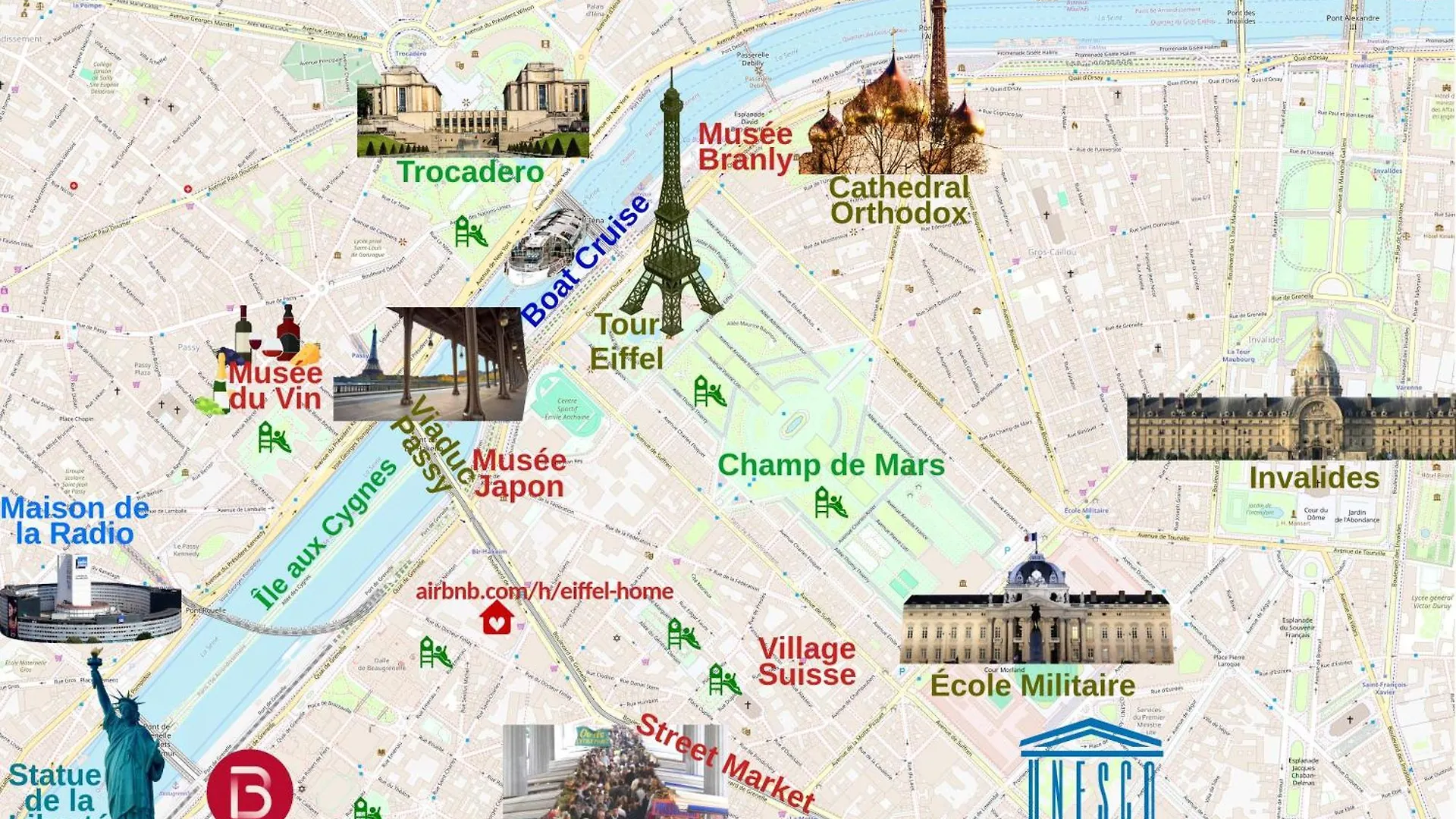 Tour Eiffel Two-Bathroom Two-Bedroom Loggia Spacious Quiet Brand-New Apartment Paryż